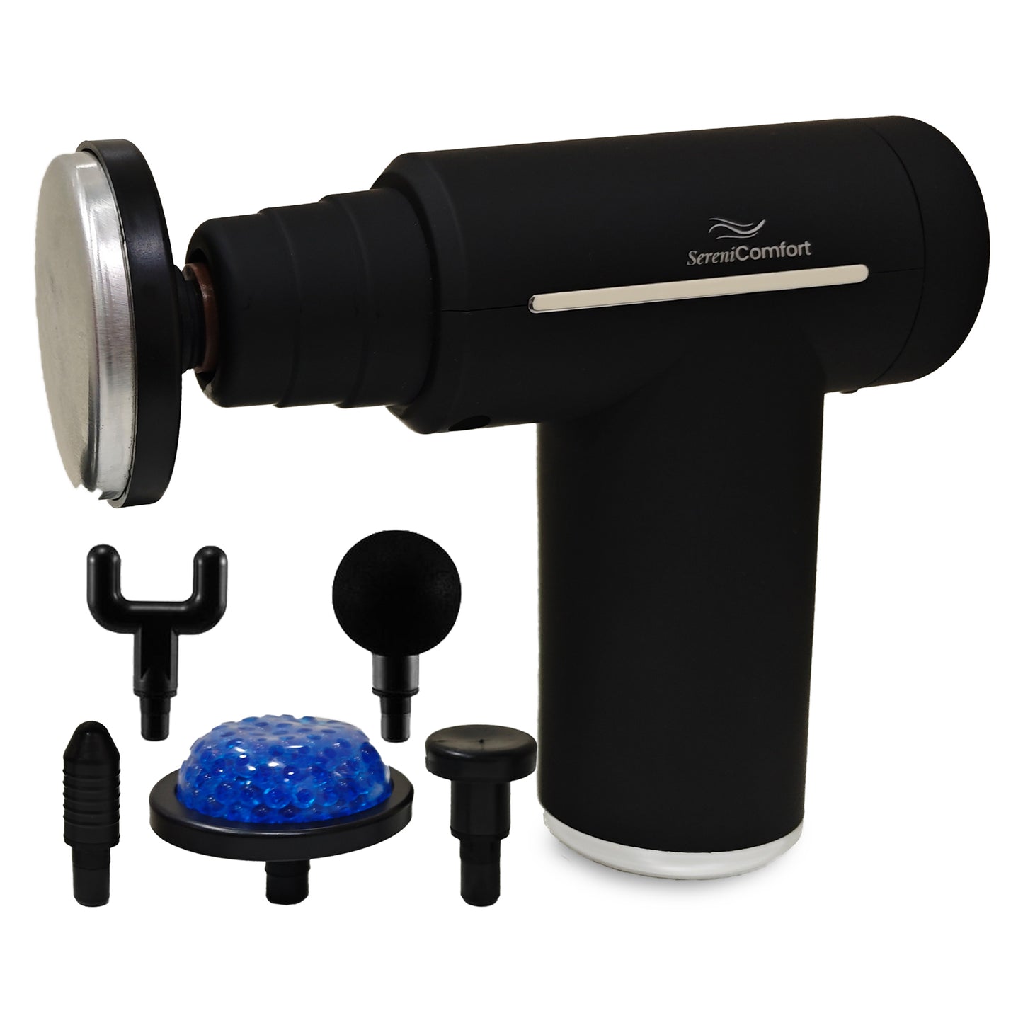 Massage-Gun-with- its-replaceable-Attachments