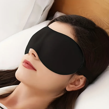 3D Contoured Blackout Eye Mask Ultra-Lightweight Sleep Mask for Home, Travel & Camping