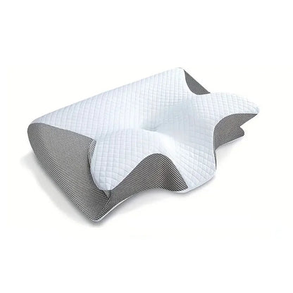 Butterfly Memory Foam Cervical Pillow | Orthopaedic Neck Support and Massage for Comfortable Sleep