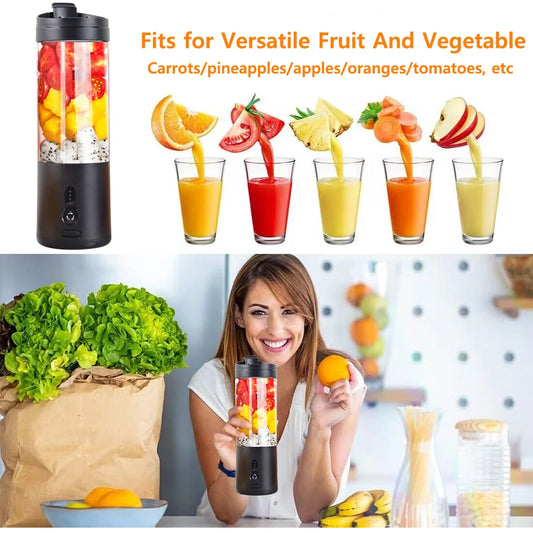 Mini Portable Electric Blender Rechargeable Smoothie Maker and Fruit Juicer for Fresh Juice Anywhere