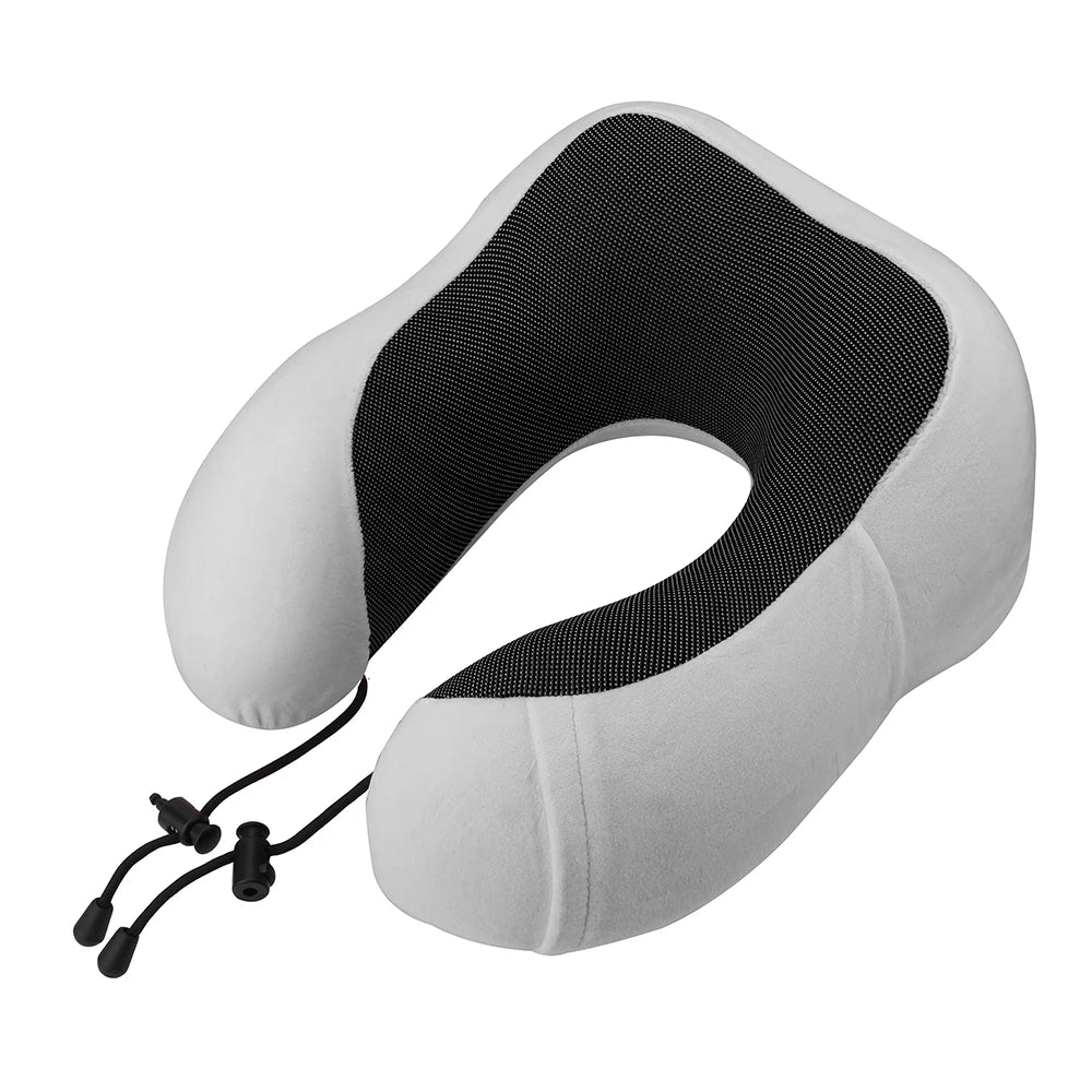 Travel Neck Pillow | U-Shaped Memory Foam Cushion for Airplane, Car & Home