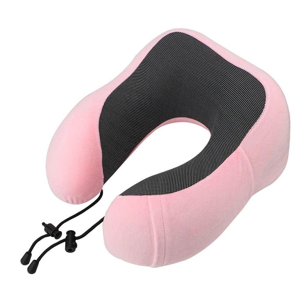 Travel Neck Pillow | U-Shaped Memory Foam Cushion for Airplane, Car & Home