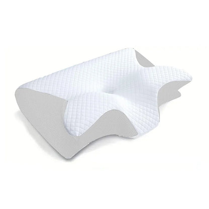 Butterfly Memory Foam Cervical Pillow | Orthopaedic Neck Support and Massage for Comfortable Sleep