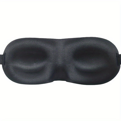 3D Contoured Blackout Eye Mask Ultra-Lightweight Sleep Mask for Home, Travel & Camping